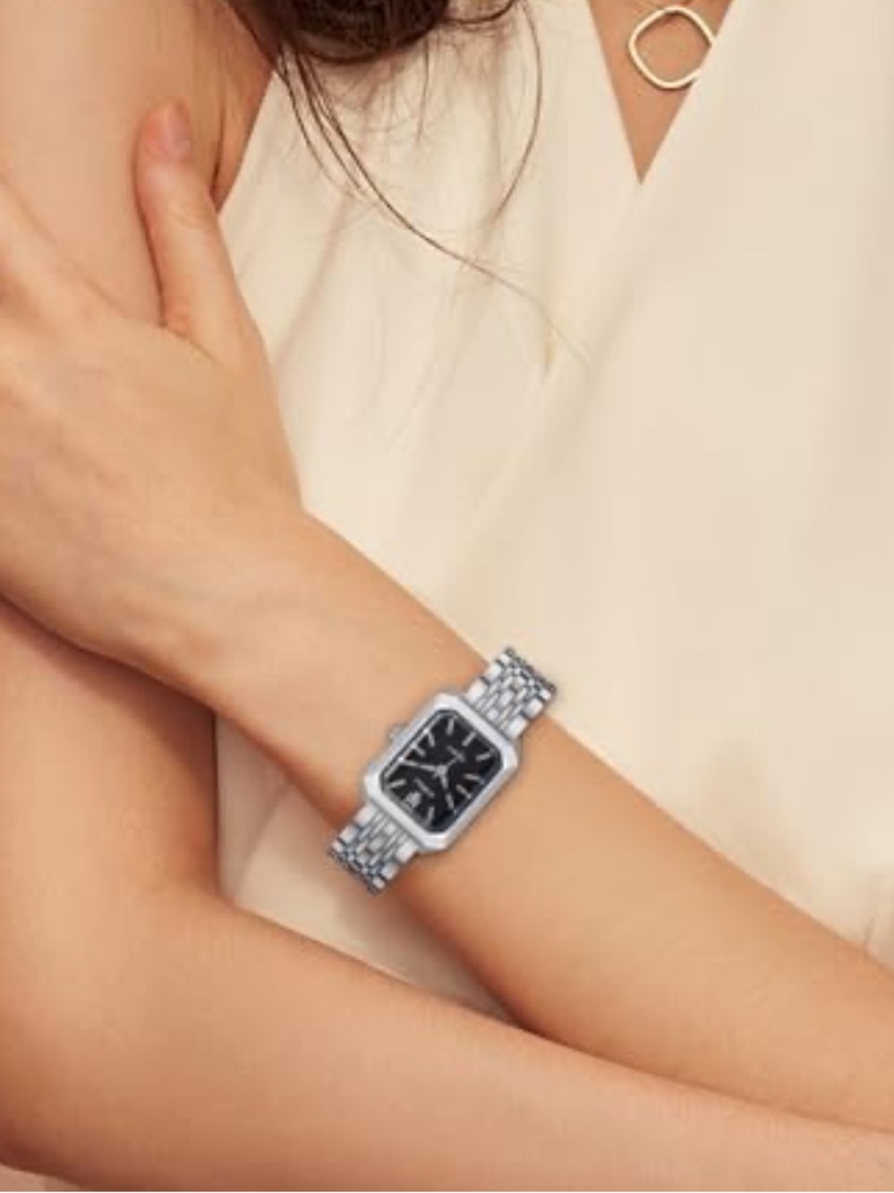 Minimalist Elegance SilverTone Ximili Timepiece